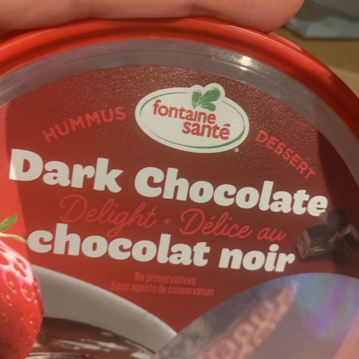 photo of Fontaine Santé Dark chocolate hummus shared by @alexdahl on  22 Jun 2021 - review