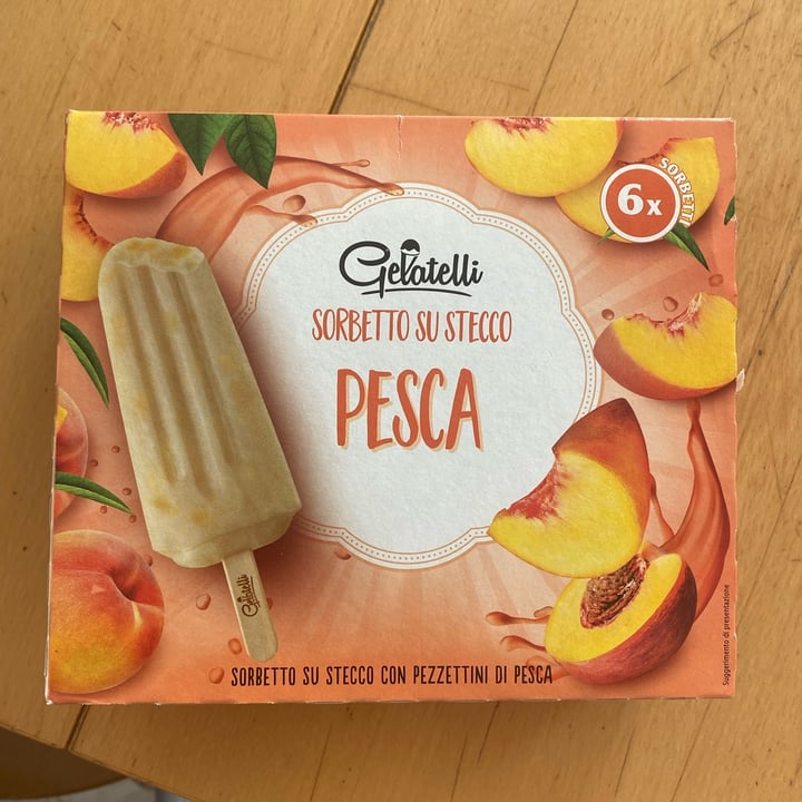 photo of Gelatelli sorbetto alla pesca su stecco shared by @sarafri on  12 Nov 2022 - review