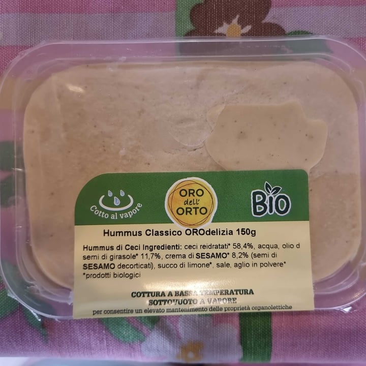 review photo of Oro dell’orto Hummus di ceci shared by @asmodexia on 23 May 2022 - review