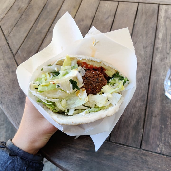 photo of Fafa's Falafel, Hummus And Aubergine Pita shared by @sabineb on  29 May 2022 - review