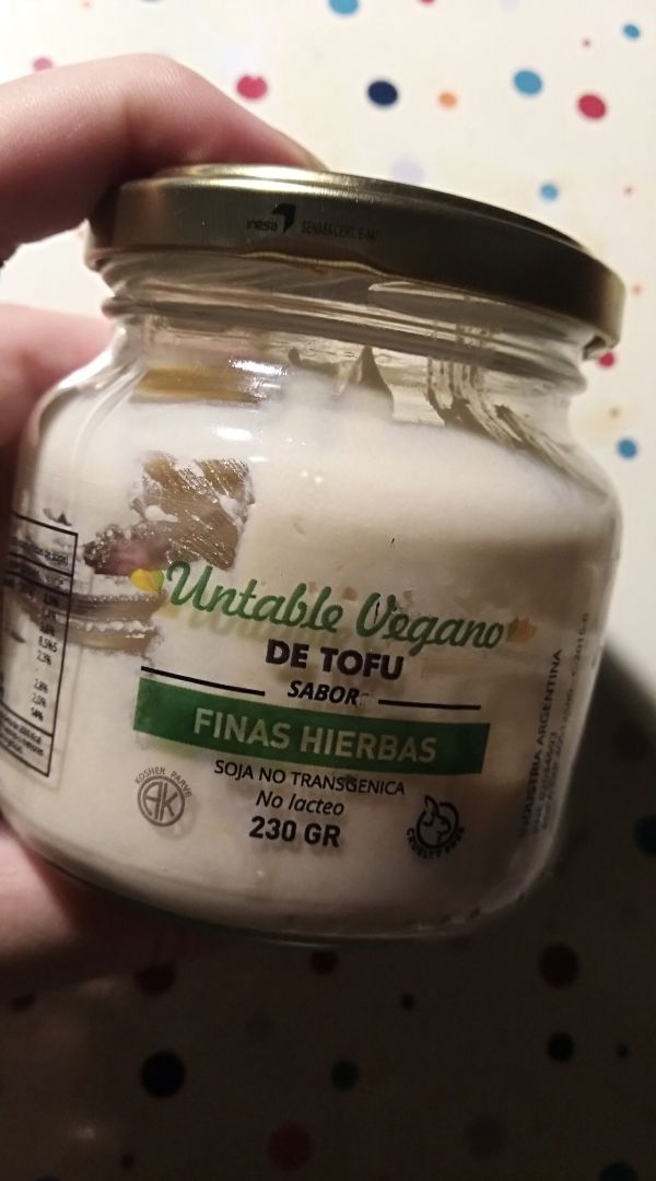 photo of Mi Soja Untable de Tofu sabor Finas Hierbas shared by @sofidamelio on  08 Mar 2020 - review