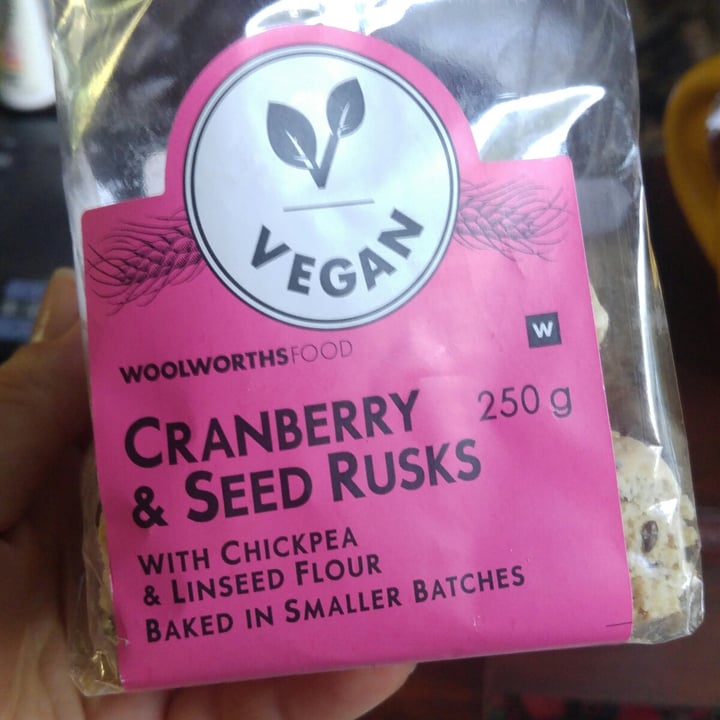 photo of Woolworths Cranberry And Seed Rusks shared by @natanya on  06 Mar 2021 - review