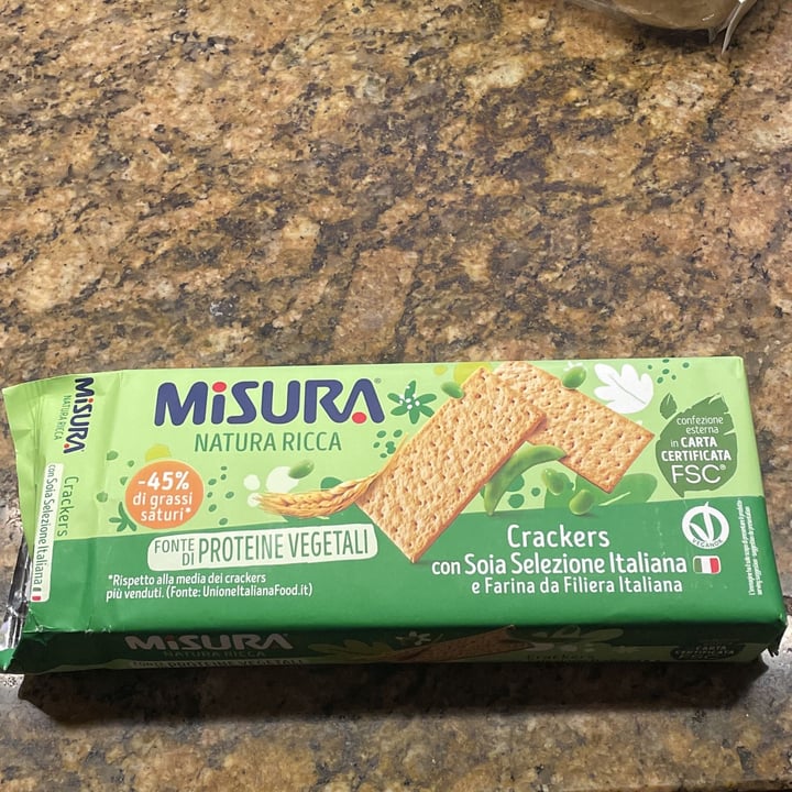 photo of Misura Crackers con Soia Selezione Italiana - Natura Ricca shared by @vioemma on  10 Mar 2022 - review