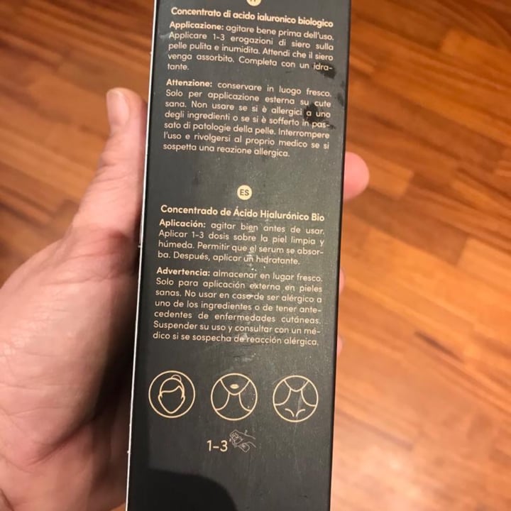 review photo of Satin naturel Bio Hyaluronic Acid Concentrate shared by @rebeccaveg on 02 Dec 2021 - review