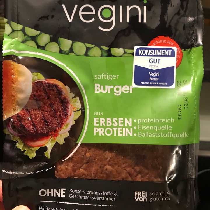 review photo of Vegini Burger shared by @deniz on 31 Jul 2021 - review
