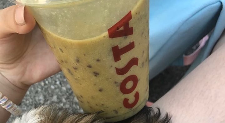 review photo of Costa Coffee Mint chocolate chip frosting no cream and soy milk shared by @jiabetts on 29 Jan 2020 - review