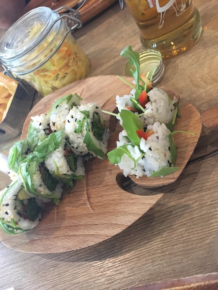 review photo of Vegan Burger Sushi shared by @inhale3xhale on 04 Mar 2020 - review