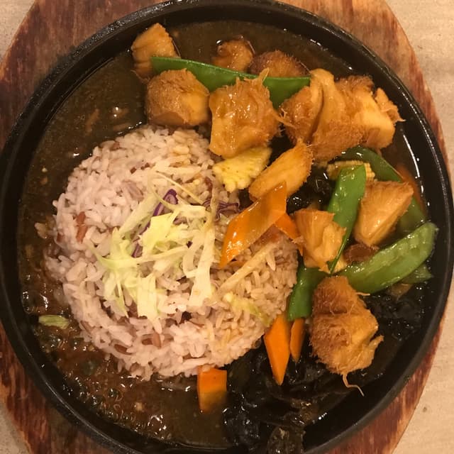 Photo of the dish “Hot plate lion mane mushroom”