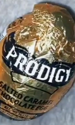 photo of Prodigy snacks Salted Caramel Chocolate Egg shared by @gordonramsay on  27 Mar 2022 - review