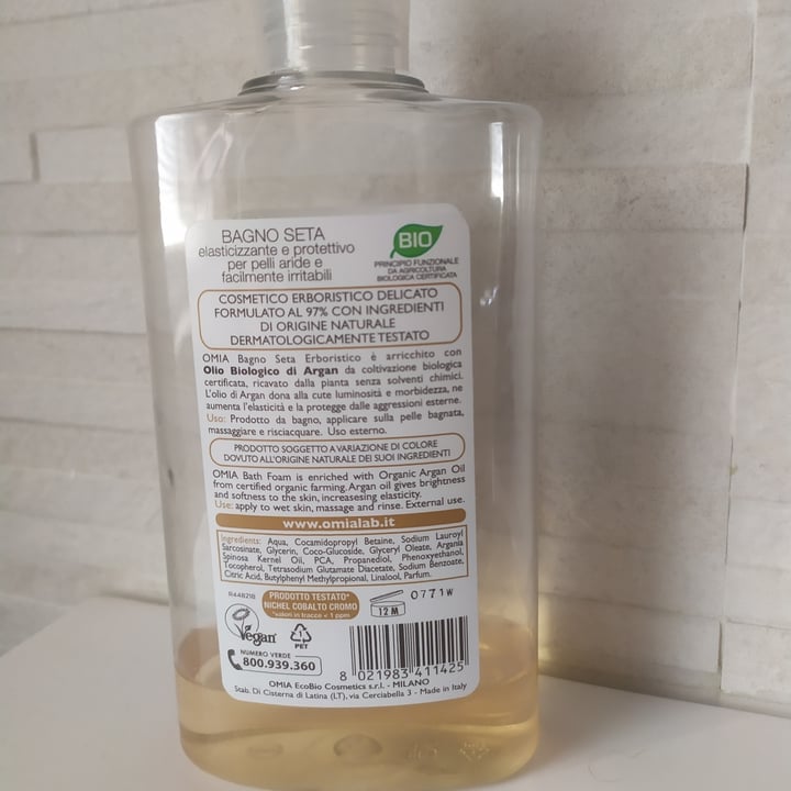 photo of Omia Laboratoires Bagno seta all'olio di argan shared by @kiazina98 on  17 Jun 2022 - review