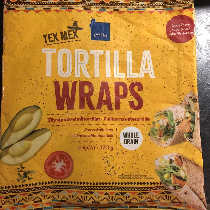photo of Rainbow Tortilla wraps whloe wheat shared by @milenah on  15 Dec 2020 - review