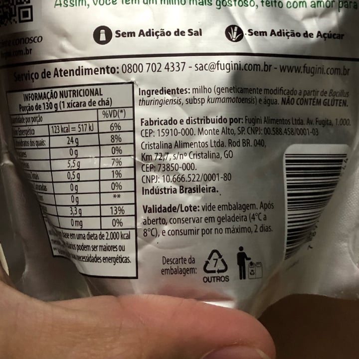 review photo of Fugini Milho em água shared by @lyssaportal on 11 May 2022 - review