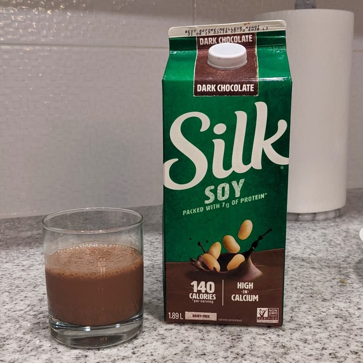 photo of Silk Dark Chocolate Soy Milk shared by @stormm on  22 Dec 2021 - review