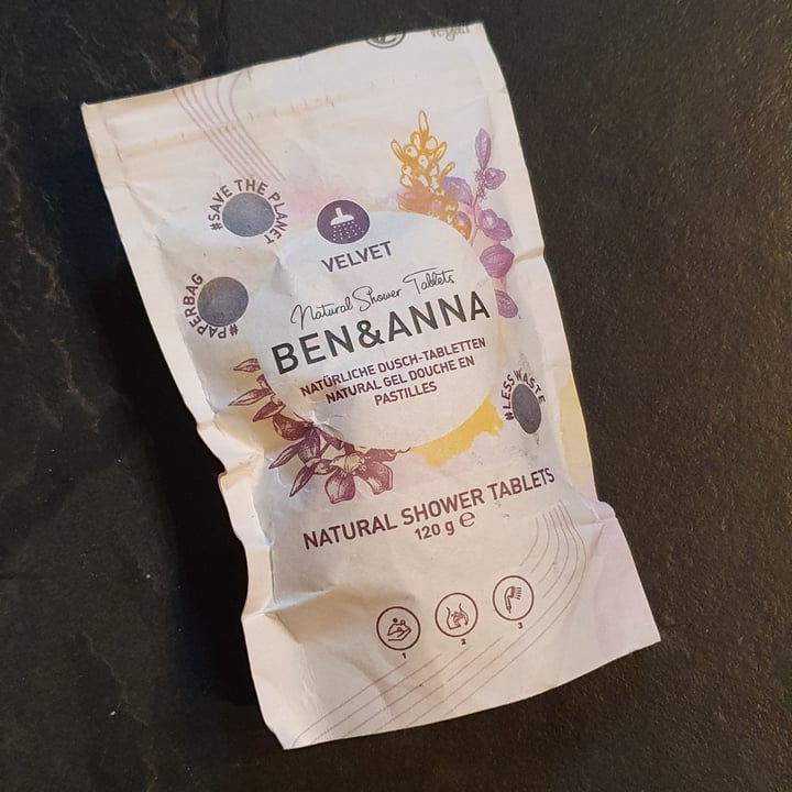 photo of Ben & Anna Natural shower Tablets shared by @sirilin on  03 May 2022 - review