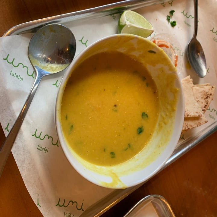 review photo of Umi Falafel Lentil soup shared by @federicalazzari on 20 Mar 2022 - review