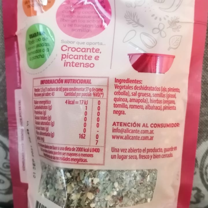 review photo of Alicante Sabor en Polvo Carne shared by @maruvegana on 25 Oct 2020 - review