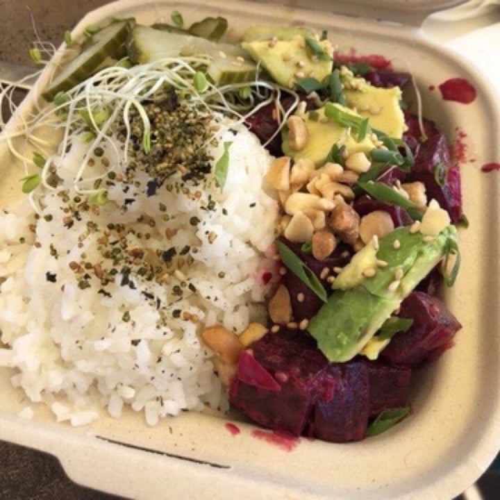 review photo of Farm To Barn Cafe & Juicery Vegan Poke Bowl shared by @kaleialoha on 19 May 2020 - review