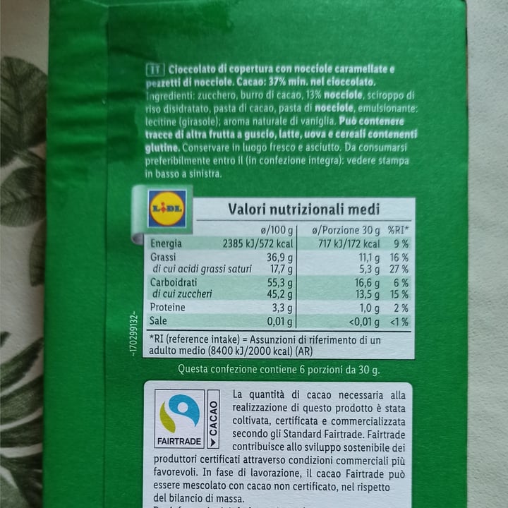 photo of Fin Carré Chocolate con avellanas troceadas shared by @ggreg on  14 Apr 2022 - review
