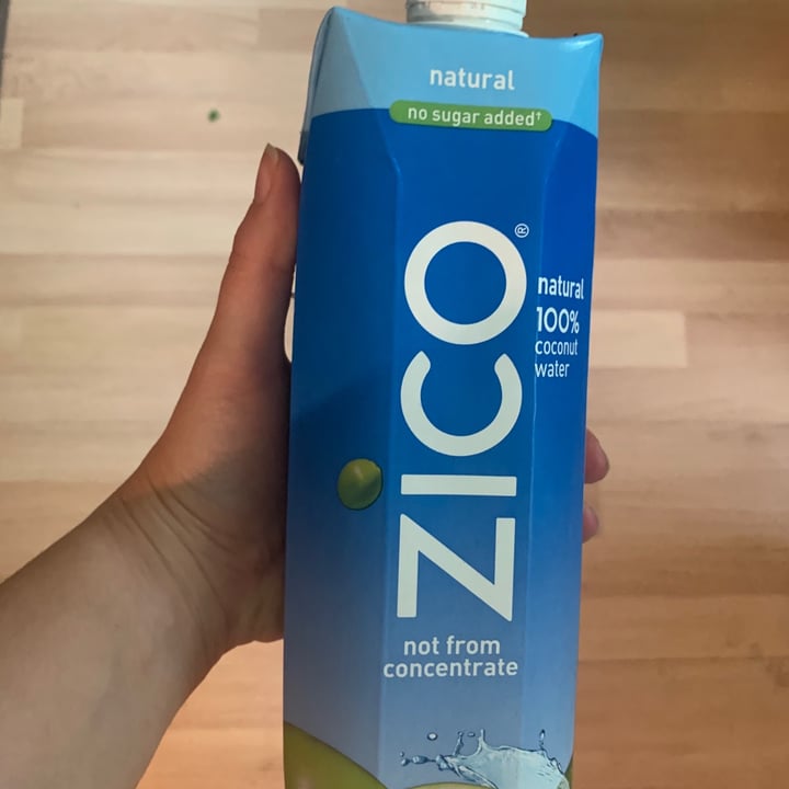 photo of Zico Coconut water shared by @racheliholstein on  16 Jul 2020 - review
