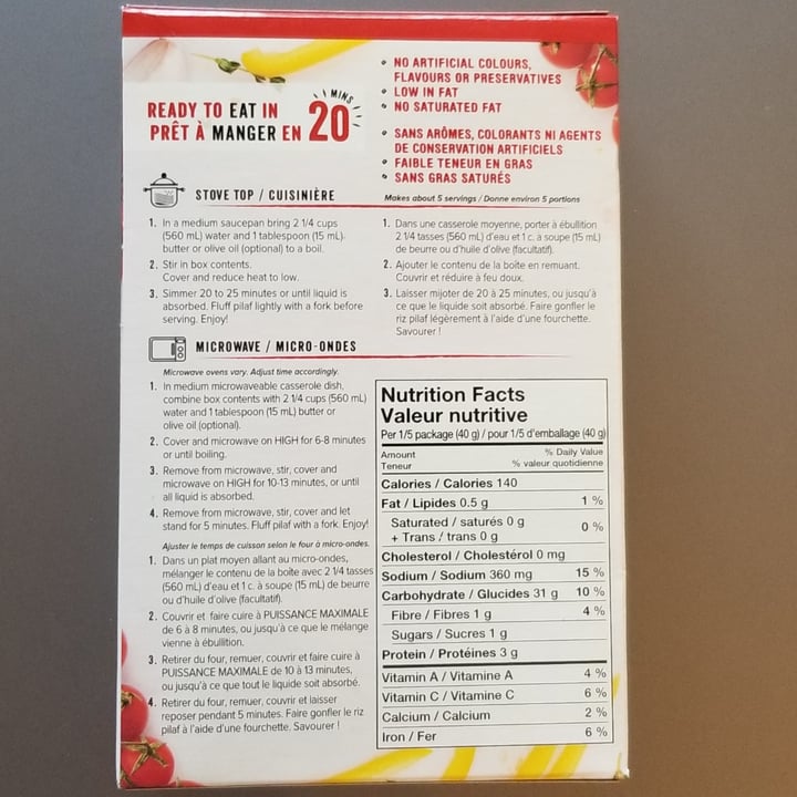 review photo of Casbah® Spanish Pilaf shared by @handeela on 17 Jun 2020 - review