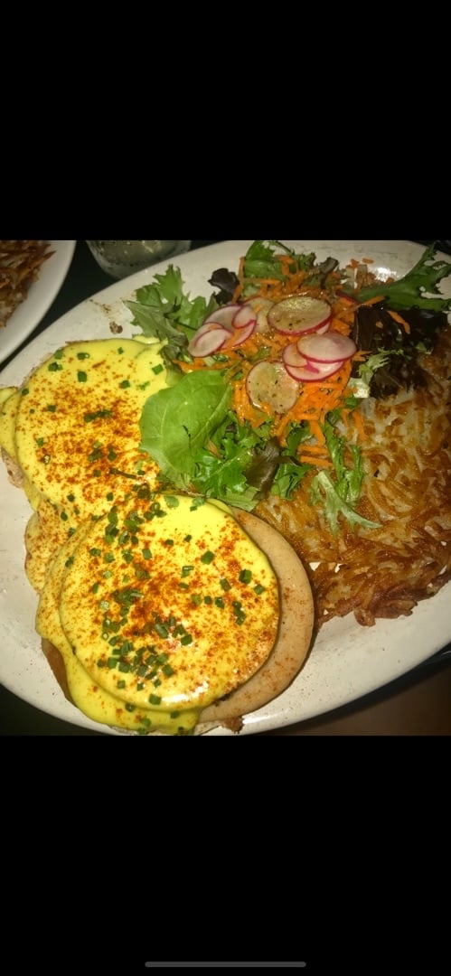 photo of Champs Diner Tofu Benedict shared by @caseyashlyn on  21 Apr 2020 - review