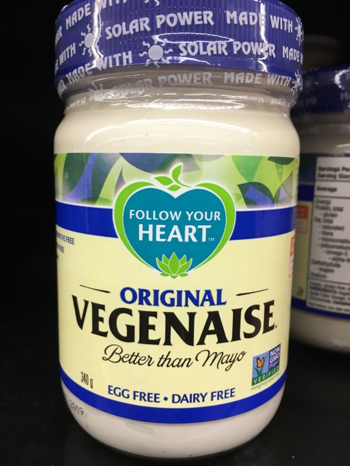 photo of Follow your Heart Original Vegenaise shared by @cat66 on  26 Aug 2019 - review