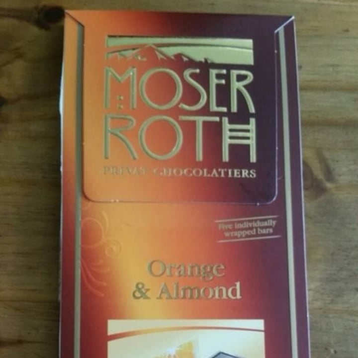 photo of Moser Roth Orange & Almond Chocolate shared by @svennilii on  19 Nov 2020 - review