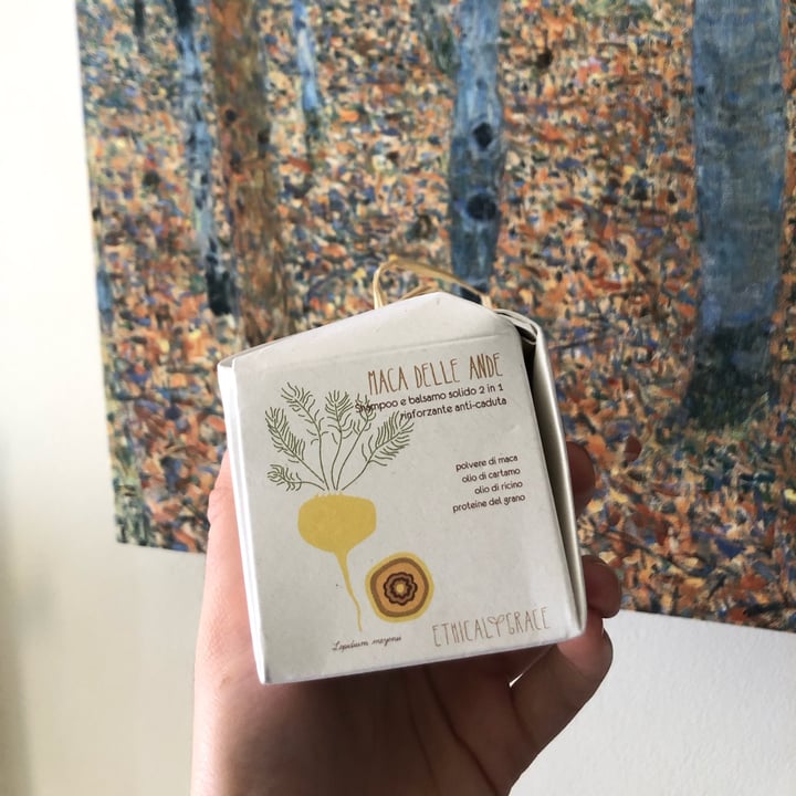 photo of Ethical Grace Maca Delle Ande Solid Shampoo shared by @essemme on  20 Mar 2022 - review