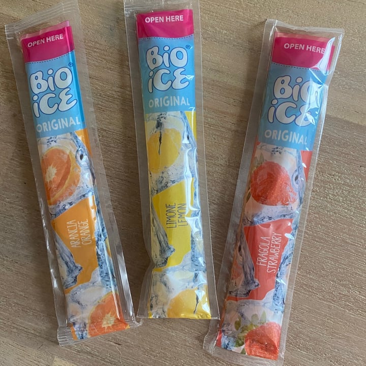 review photo of La Finestra Sul Cielo Bio Ice Limón Cereza Fresa Naranja shared by @lorenavegana on 07 Jul 2021 - review