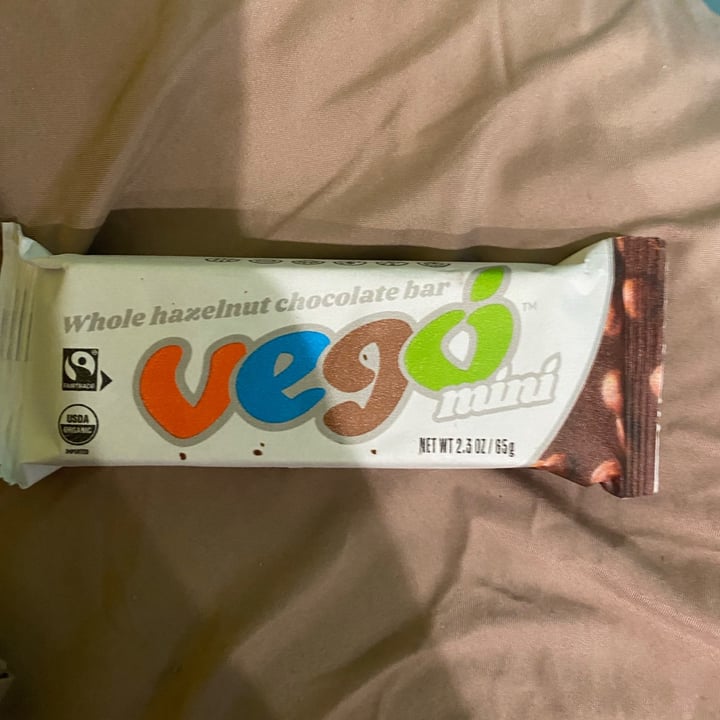 photo of BESTIES Vegan Paradise Vego Whole Hazelnut chocolate bar mini shared by @naomiyokoda on  11 Feb 2022 - review