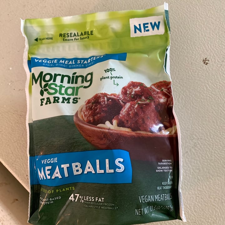 photo of MorningStar Farms Meatballs shared by @veganheidi on  06 Jun 2021 - review