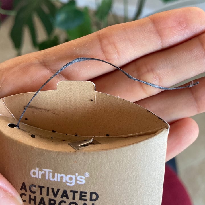 review photo of Dr. Tung's Activated charcoal floss shared by @teresannnnnn on 11 Oct 2020 - review
