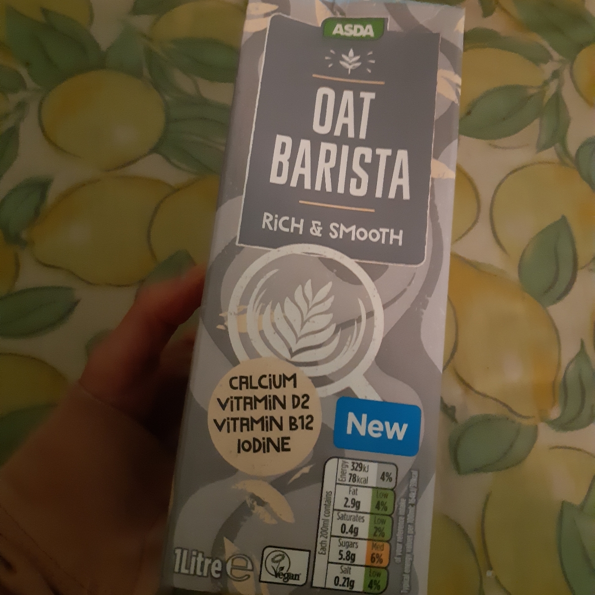 ASDA Oat Milk Barista Style Reviews abillion