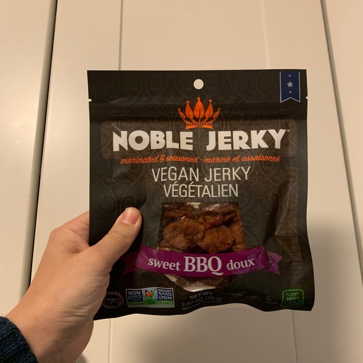 photo of Noble Jerky Vegan Jerky Sweet BBQ Doux shared by @watermelon109 on  25 Dec 2020 - review