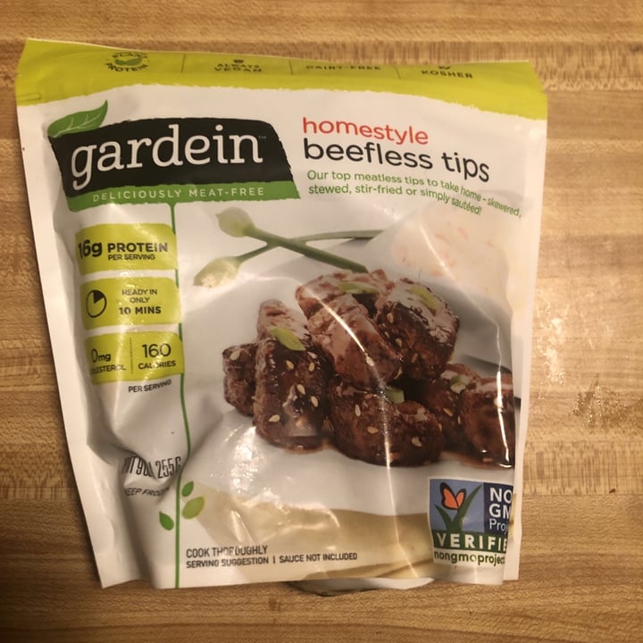 photo of Gardein Homestyle Beefless Tips shared by @windrhymer on  17 Dec 2020 - review