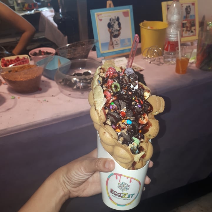 review photo of EggZit Waffle shared by @gaya on 26 Jun 2022 - review