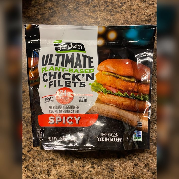 photo of Gardein Ultimate Plant Based Spicy Chick’n Filets shared by @merelymarlo on  11 Sep 2022 - review