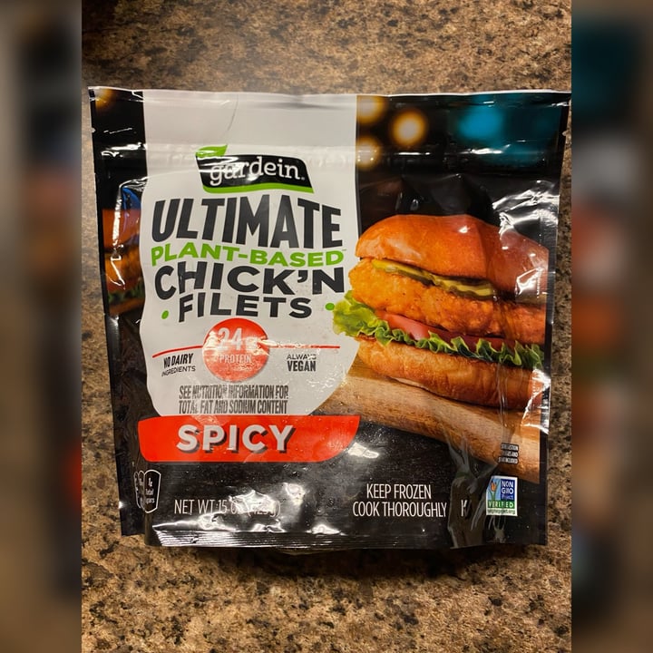 review photo of Gardein Ultimate Plant Based Spicy Chick’n Filets shared by @merelymarlo on 11 Sep 2022 - review