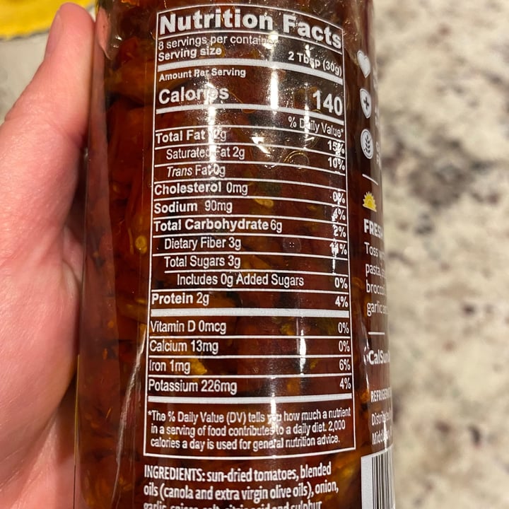 review photo of California Sun-Dry Sun-dried tomatoes Julienne cut with herbs shared by @rupertandhopperbuns on 27 Jun 2021 - review