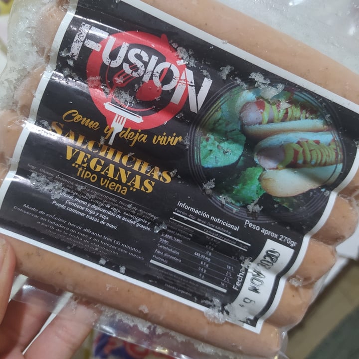 review photo of Fusión vegana Salchichas Veganas tipo Viena shared by @gildaconstanza on 30 Jan 2021 - review