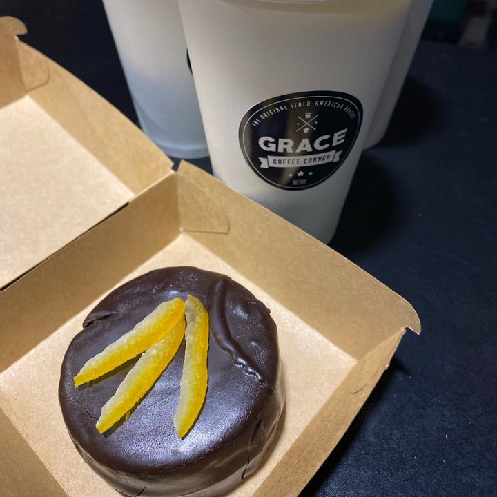 review photo of Grace Coffee Corner Sacher vegana + Cappuccino vegana shared by @tinioceansoul on 23 Oct 2021 - review