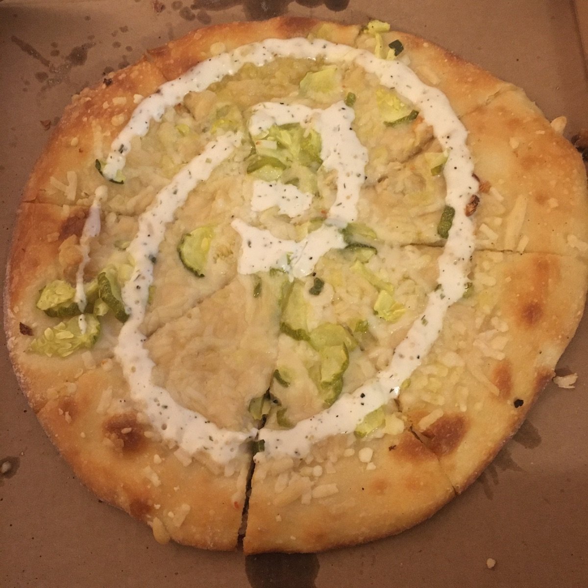 Flying Saucer Pizza Company Vegan Pickle Rick Reviews abillion