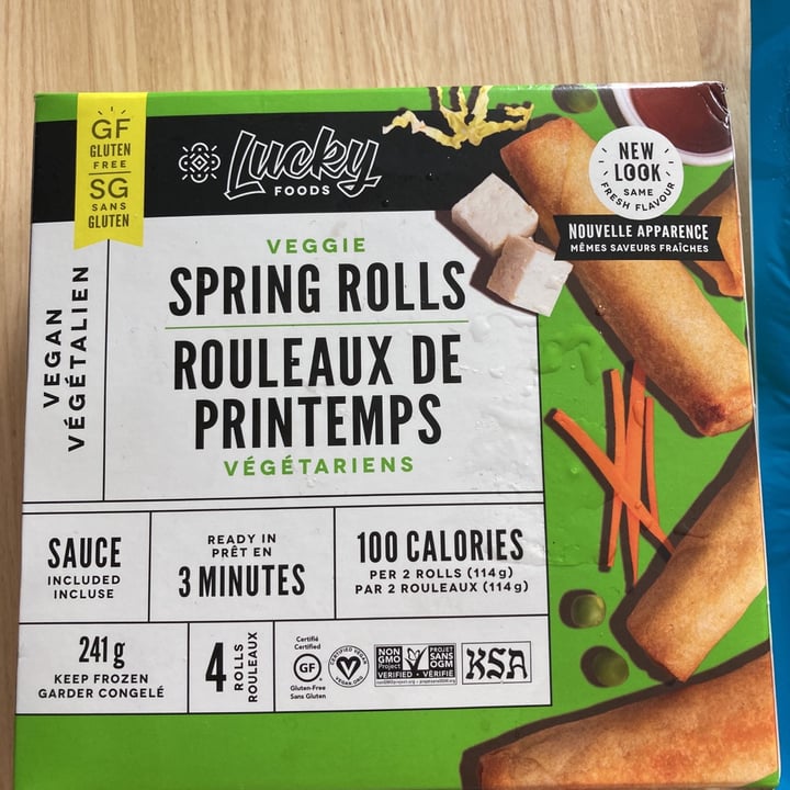 review photo of Lucky Foods Spring Rolls shared by @crstlaltdelete on 05 Jun 2021 - review