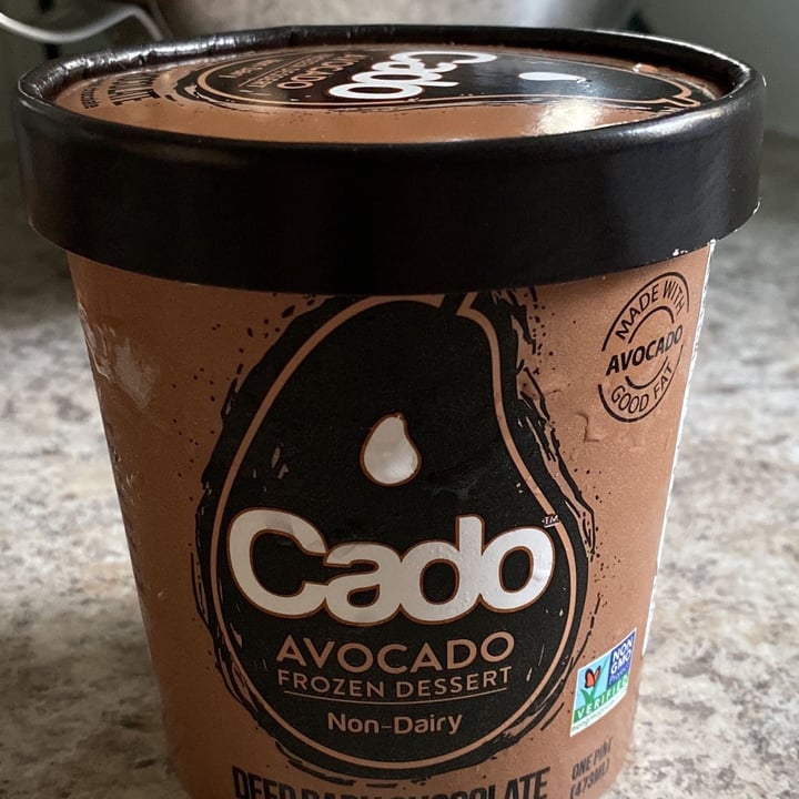 photo of Cado Avocado Ice Cream Deep Dark Chocolate Frozen Dessert shared by @janmarie on  23 Jun 2022 - review