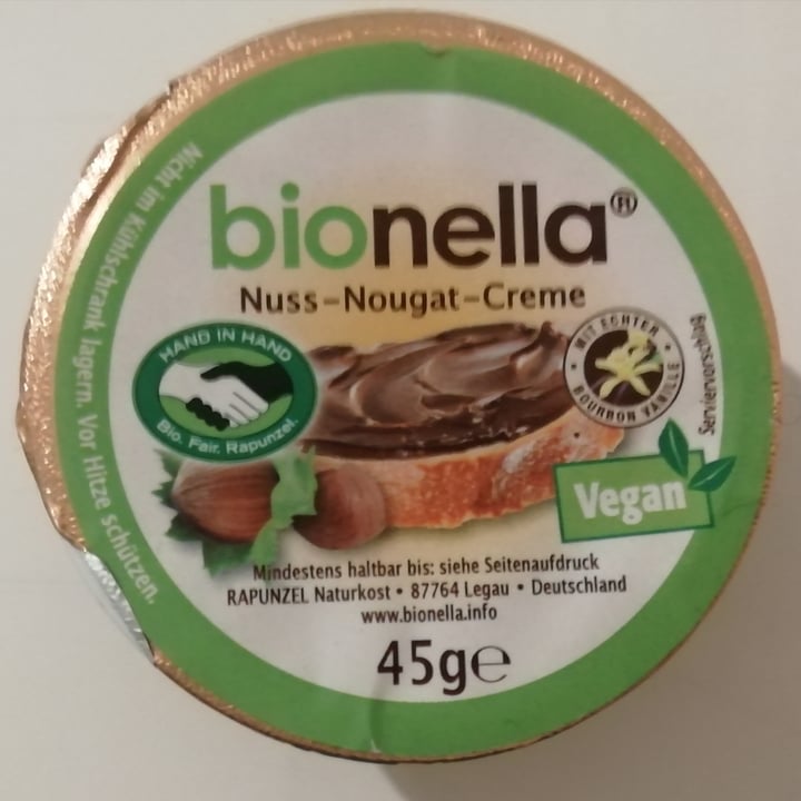photo of Bionella Bionella Chocolate Spread Nuss-Nougat-Creme shared by @mari111 on  10 Oct 2021 - review