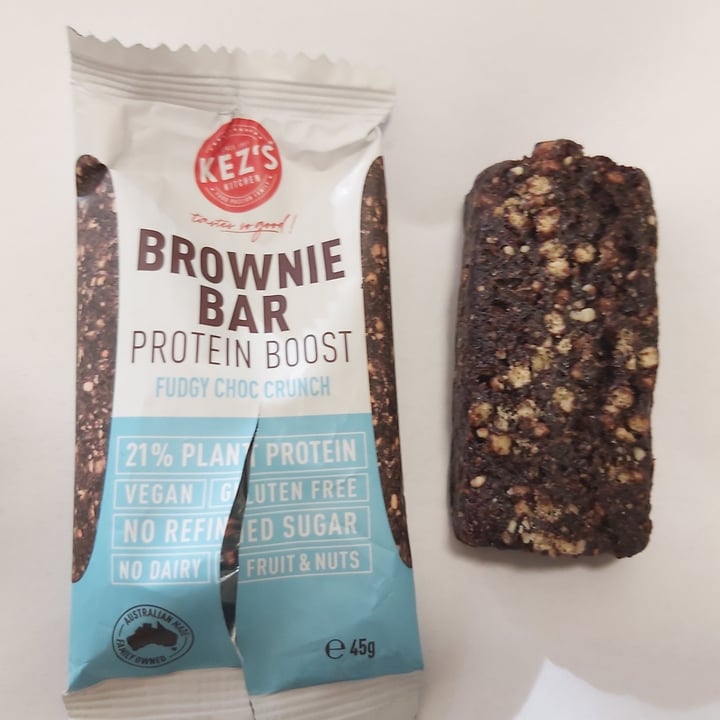 review photo of Kez's kitchen Brownie Bar Fudgie Choc Crunch shared by @lotuspond on 24 Sep 2021 - review