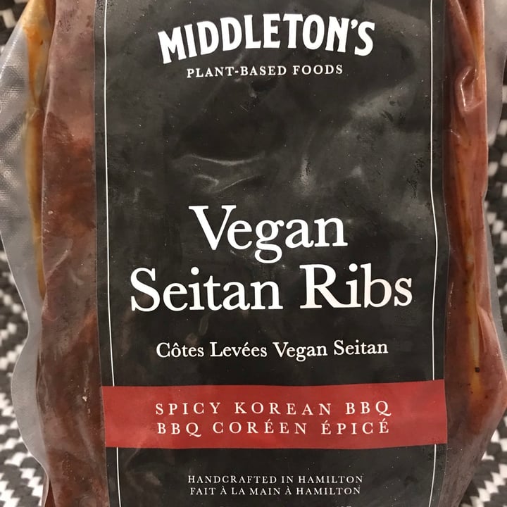 photo of Middleton’s Middleton's Spicy Korean BBQ Vegan Seitan Ribs shared by @whatname on  28 Jun 2021 - review