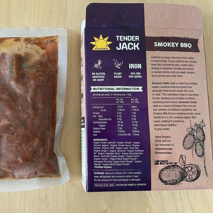 review photo of Vitanuts Tender Jack smokey bbq shared by @ziokendo on 31 May 2021 - review