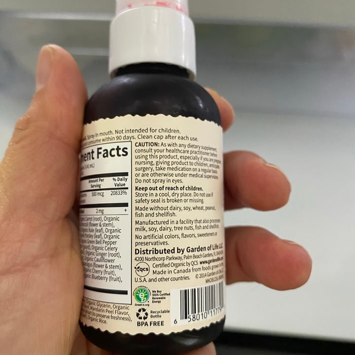 review photo of Mykind B12 shared by @terrif on 30 Aug 2021 - review