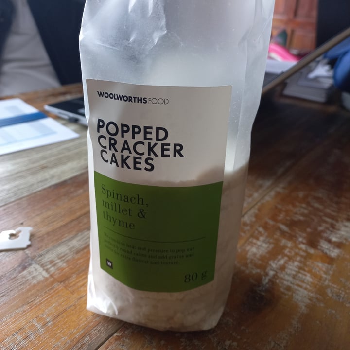 photo of Woolworths Food Rice cake Spinach , Millet & Thyme shared by @alicia777 on  20 Oct 2021 - review